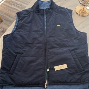 Masters Navy Blue reversible Men's Vest with Logo